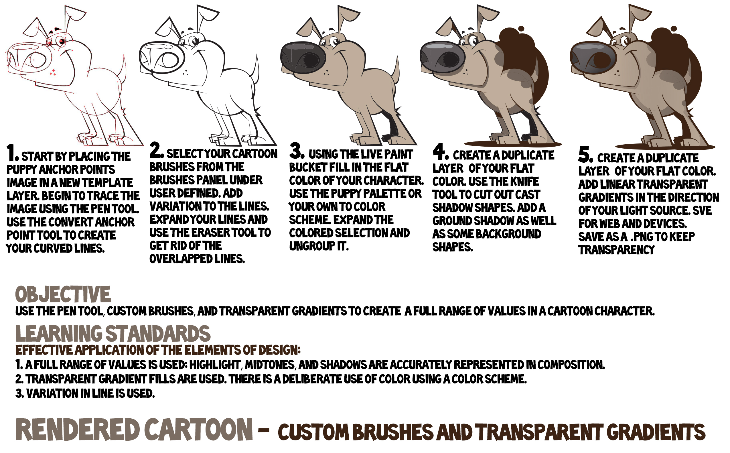 beginner adobe illustrator cartoon tutorial jason secrest